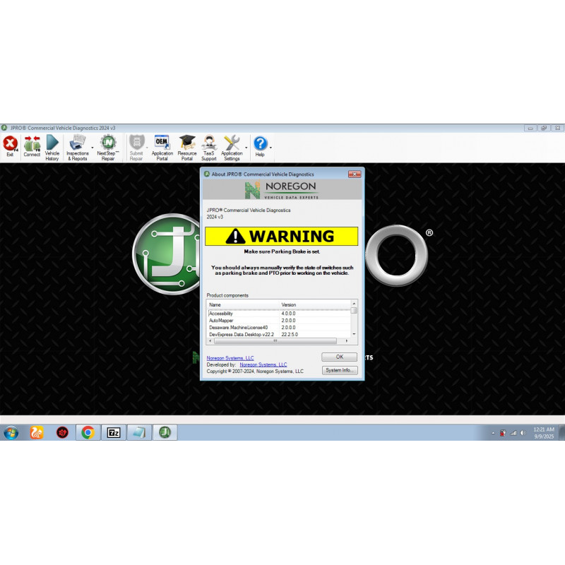 Noregon Commercial Fleet Diagnostic Software JPRO 2024 v3 unlimited PCs install